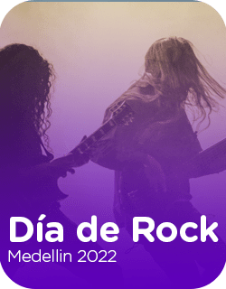 Llega el Festival Día de Rock a Medellín este 14 de Agosto como parte de la Feria de las Flores 2022